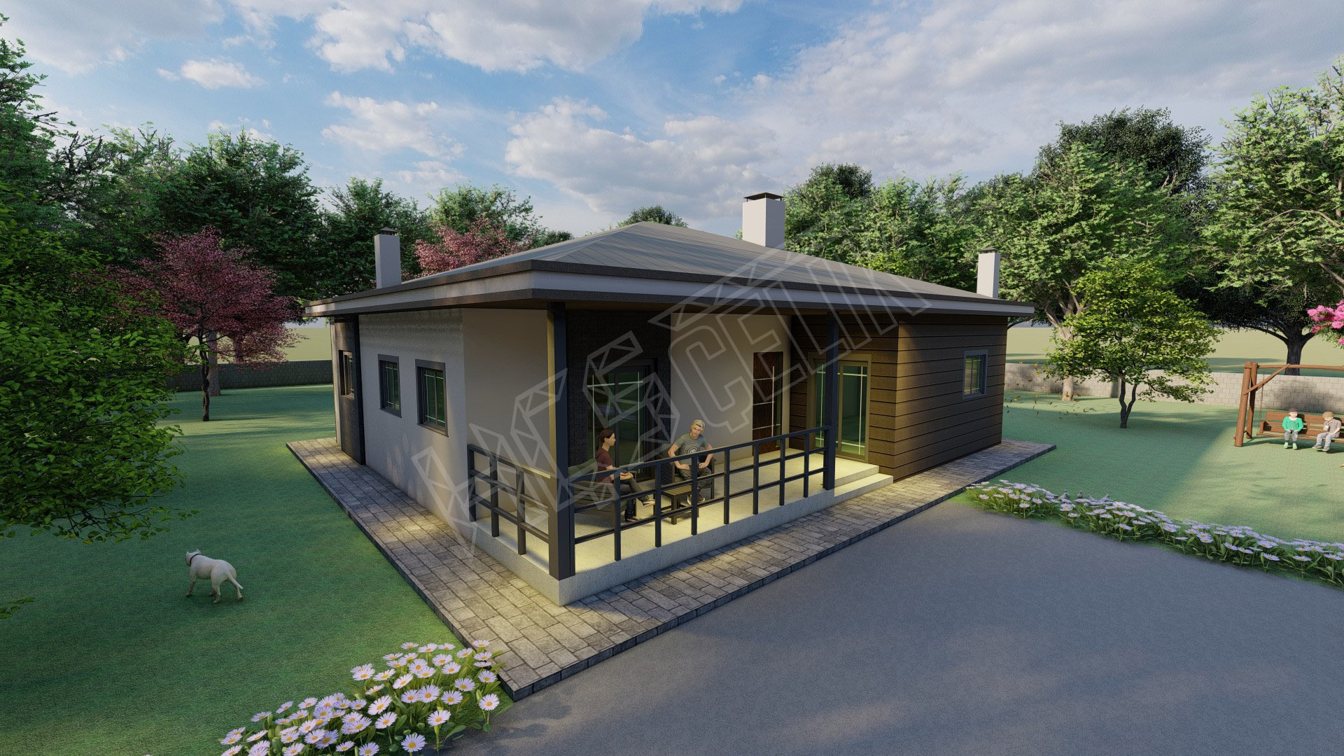 150 m² Tek Katlı Hafif Çelik Ev