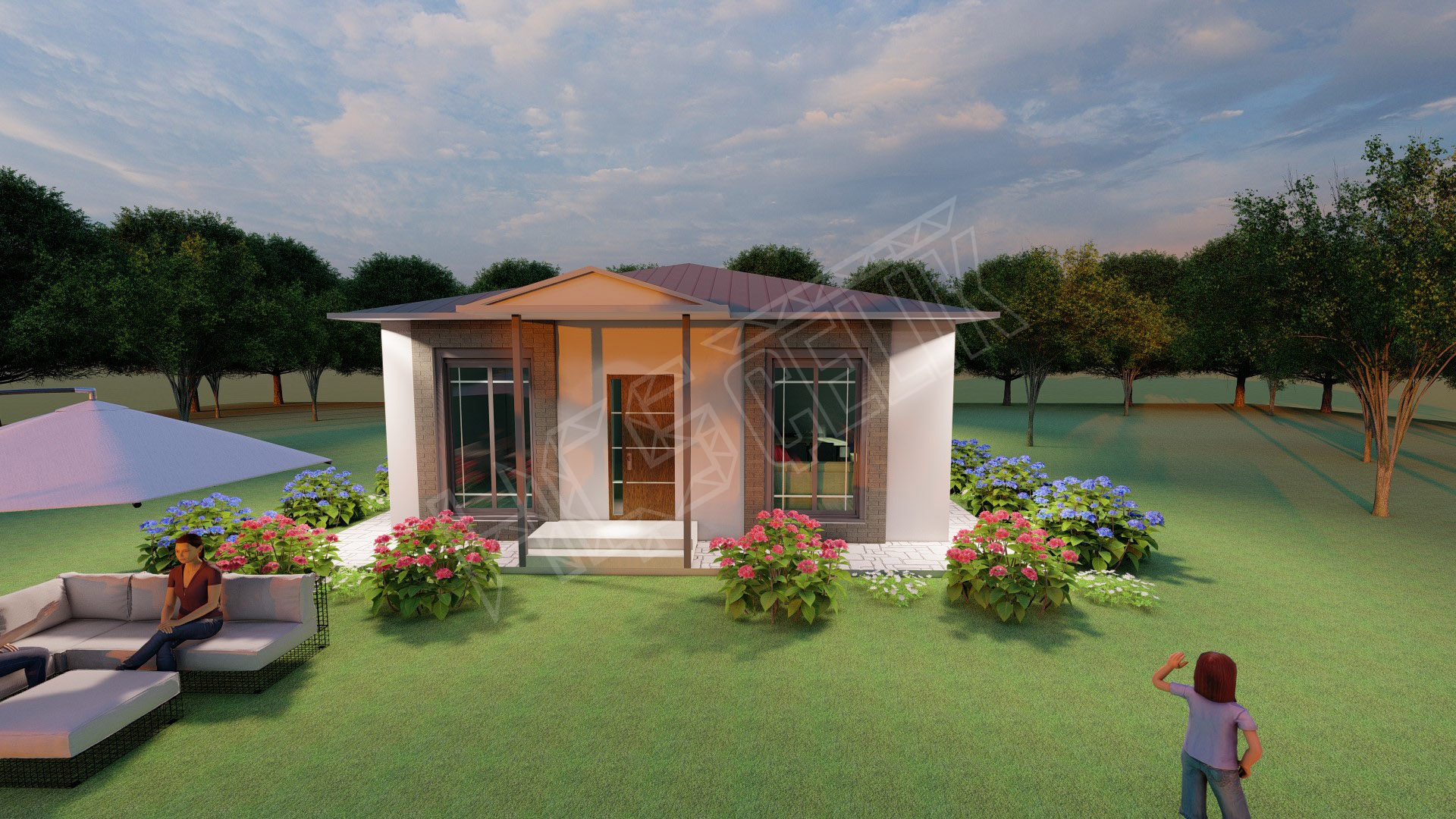 100 m² Tek Katlı Hafif Çelik Ev